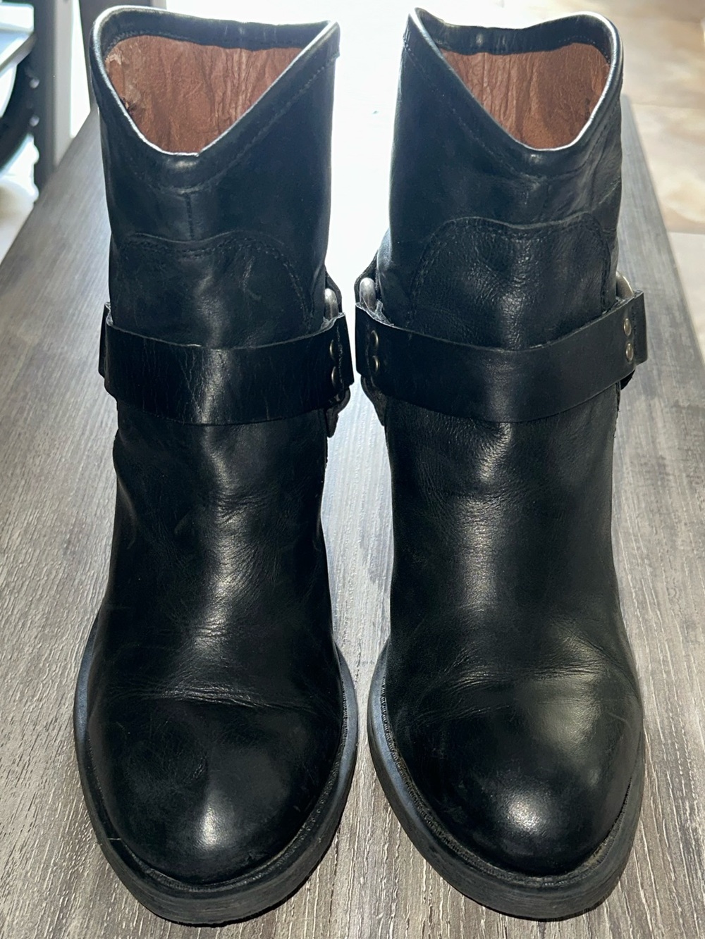 Leather Ankle Boots - Picture 5 of 8
